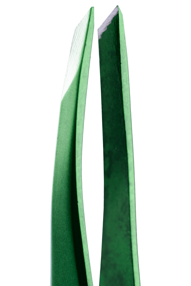 Zola - Slanted Tweezers (Green)