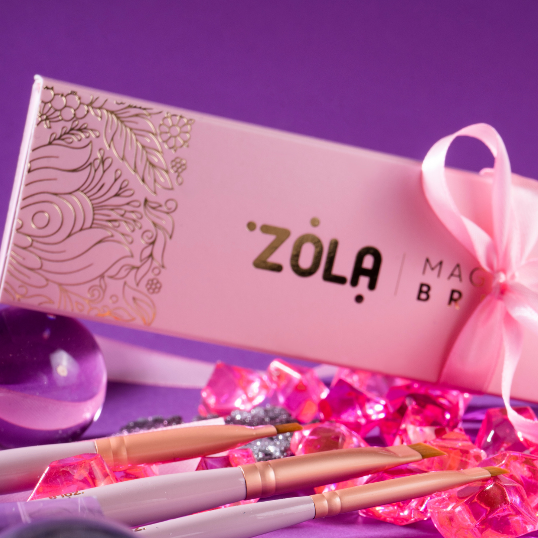 Zola - Magic Brow Brushes (Light Pink)