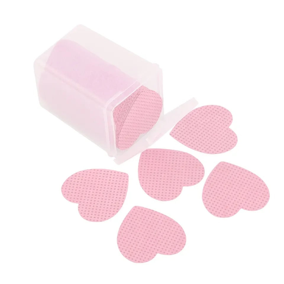 Lash Adhesive Wipes - Heart Shaped (200pcs)