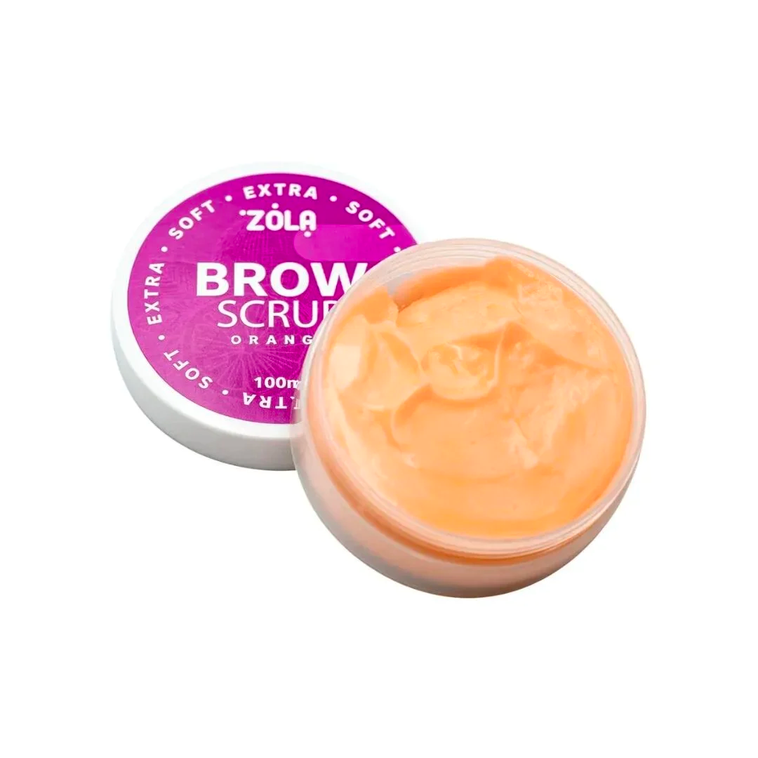 Zola - Extra Soft Eyebrow Scrub - Orange (100ml)