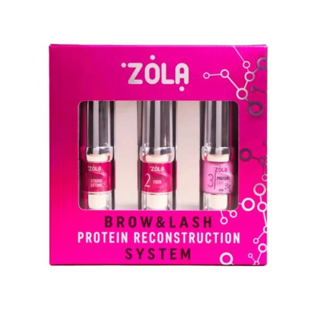 Zola - Pink Protein Reconstruction Brow & Lash Lamination Kit